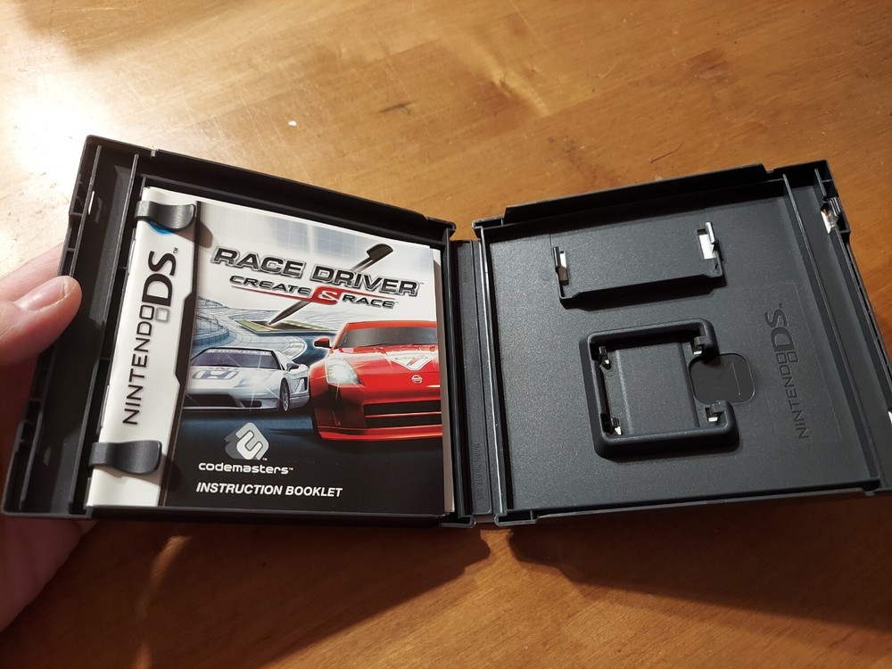 Nintendo DS Race Driver Create & Race EMPTY Case + Manual READ