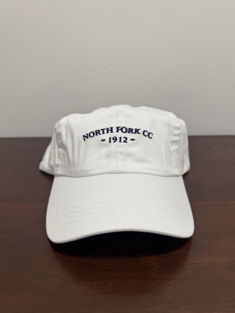 Imperial Golf White Hat Adjustable North Fork CC