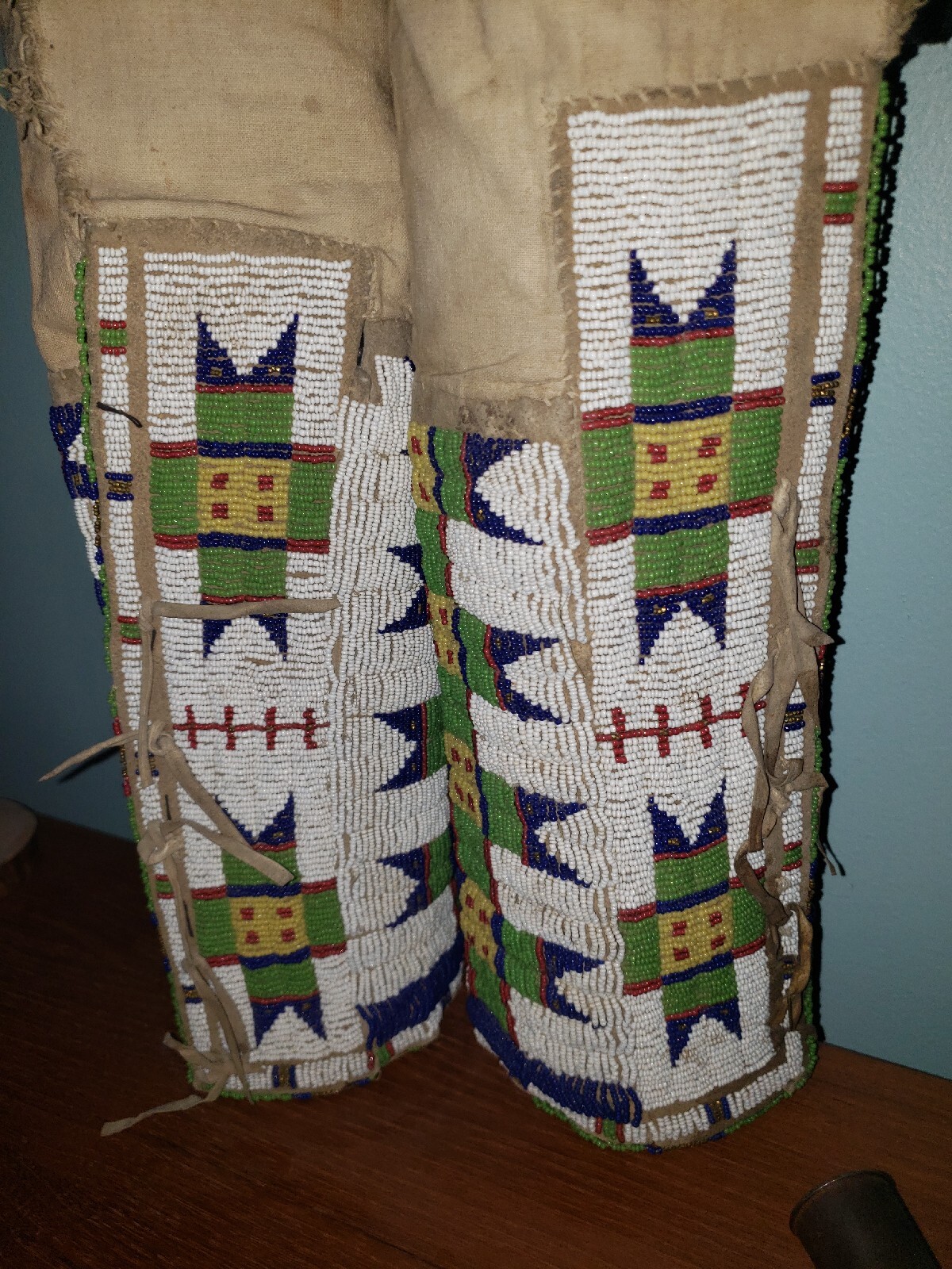 Lakota Sioux Plains Indian Beaded Leggings 1885