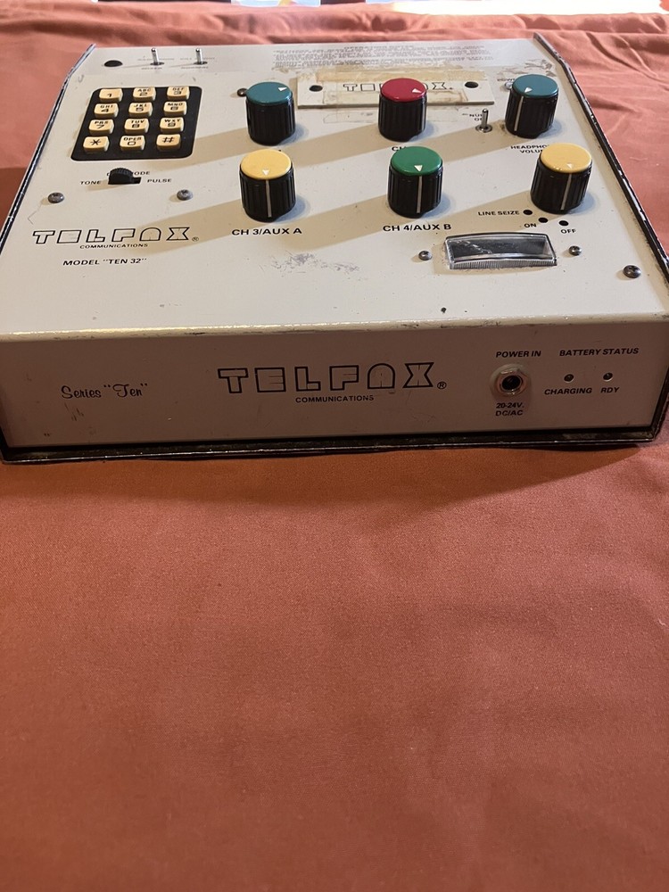 Telfax Communication Model Ten 32 With Headset