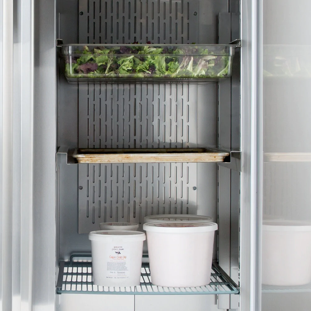 54" Stainless Steel Two Section Solid Door Reach-In Freezer