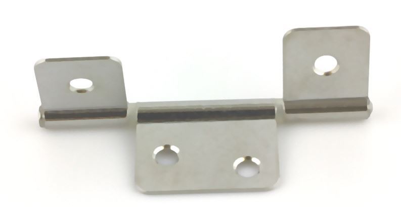 Flag Hinge 3-Leaf Bi-Fold & Shutter Chrome Plated - 3-1/2"