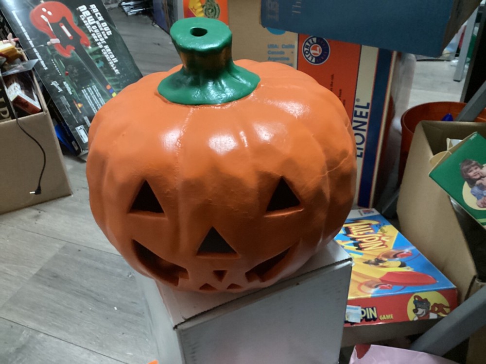 Halloween Pumpkin Ceramic Tealight
