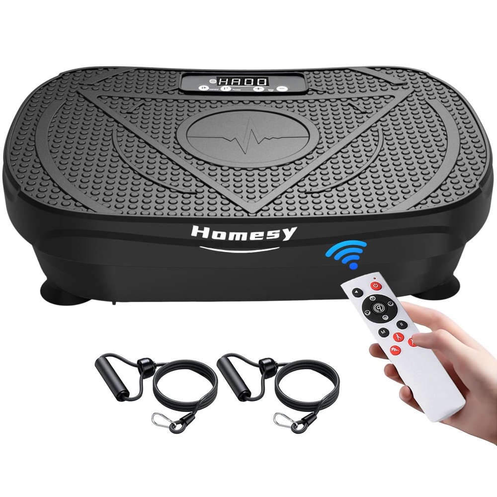 Vibration Plate Exercise Machine for Lymphatic Drainage & Fat Burning - Full Bod