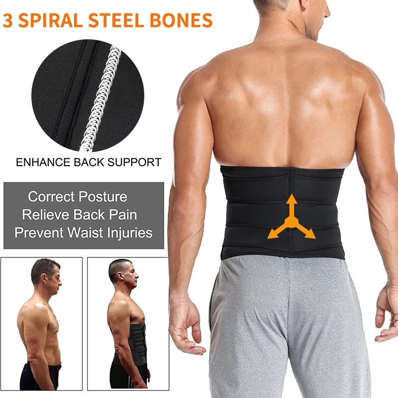 Fajas Abdominal Binder Hernia Support Back Stomach Compression Belt Neoprene USD