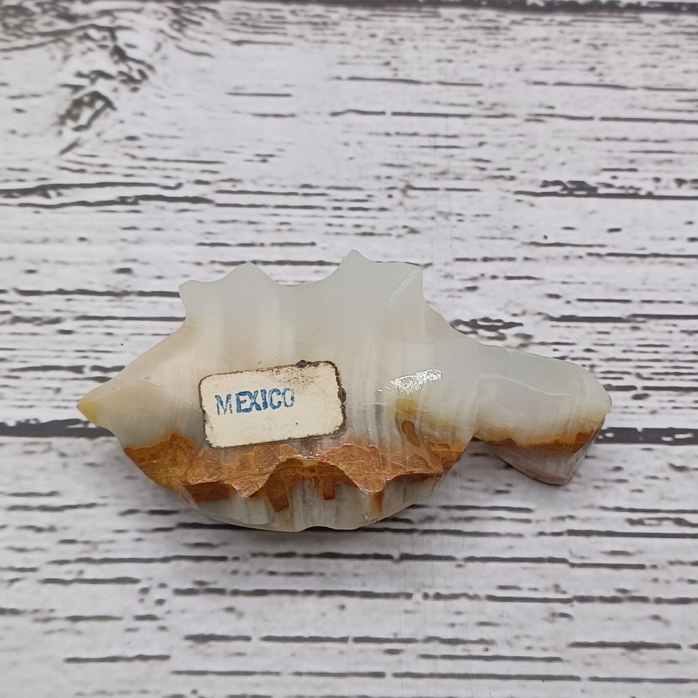 HAND CARVED MEXICAN AGATE TURTLE