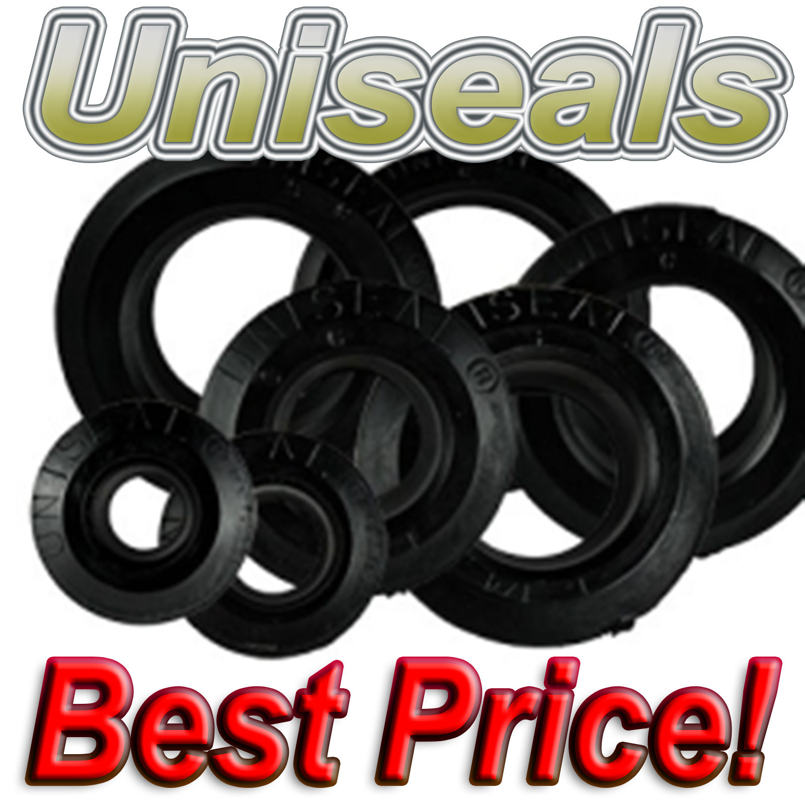 1 1/2 " UNISEAL Bulkhead (10 PACK) hydroponic aquaponic aquarium aquaculture 1.5