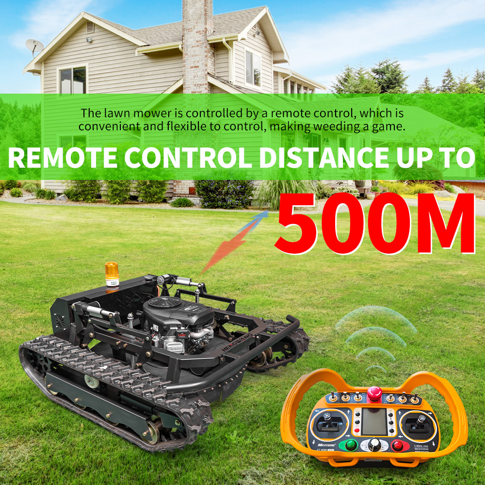 Robot lawn mower sale！！All Terrain Remote Control Off-Road Lawn Mower 27HP