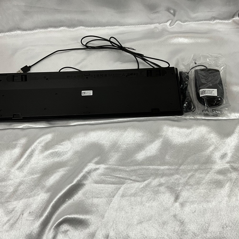 Dell Wired Keyboard & Mouse Combo USB Set New Open Box Plug & Play Office PC