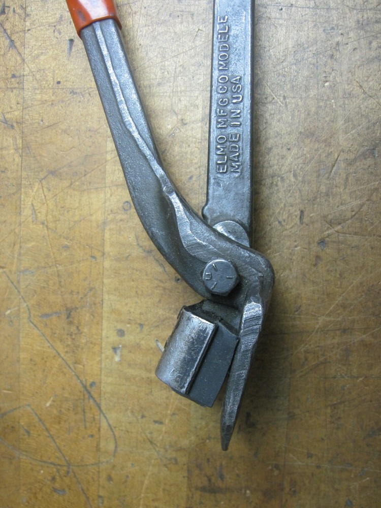 Elmo Mfg model E safety banding strap cutter