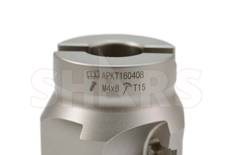 2" 90° INDEXABLE FACE MILL APKT 1604 INSERT 5FL W/Certificate #[
