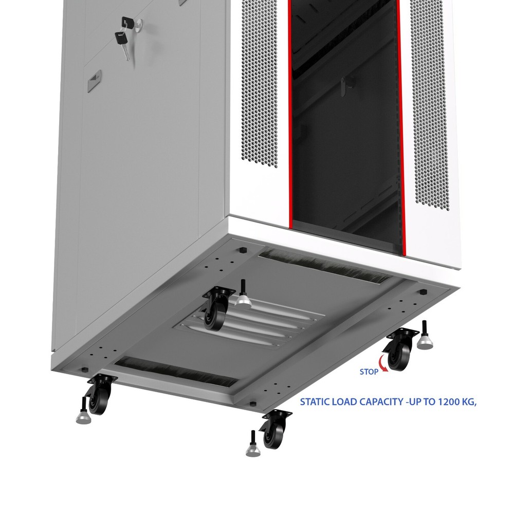 32U Server Rack IT Cabinet Data Network Rack Enclosure - 35-Inch Deep Rack Stand