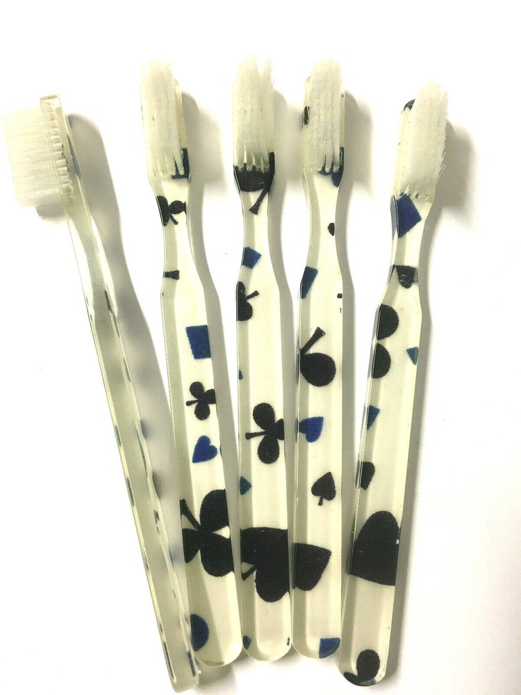 5-PACK FUN Vintage NEW Designer Toothbrush