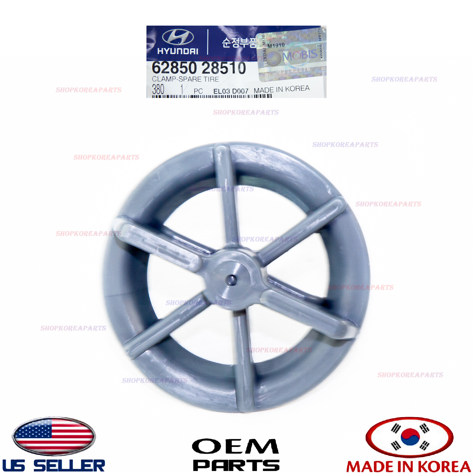 Genuine Spare Tire Hold Down Bolt, Retainer Clamp HYUNDAI KIA *See compatibility