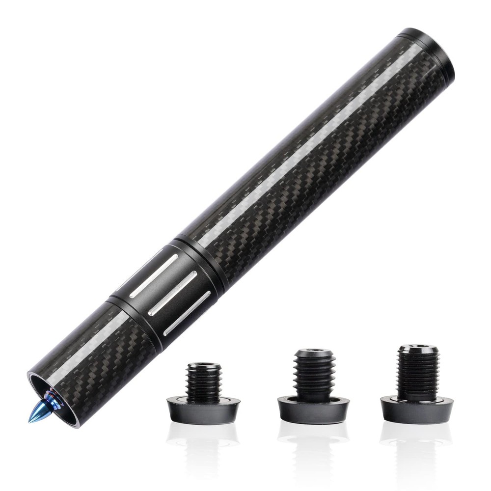 KONLLEN Threaded Carbon Fiber Pool Cue Extension with 3 Adjustable