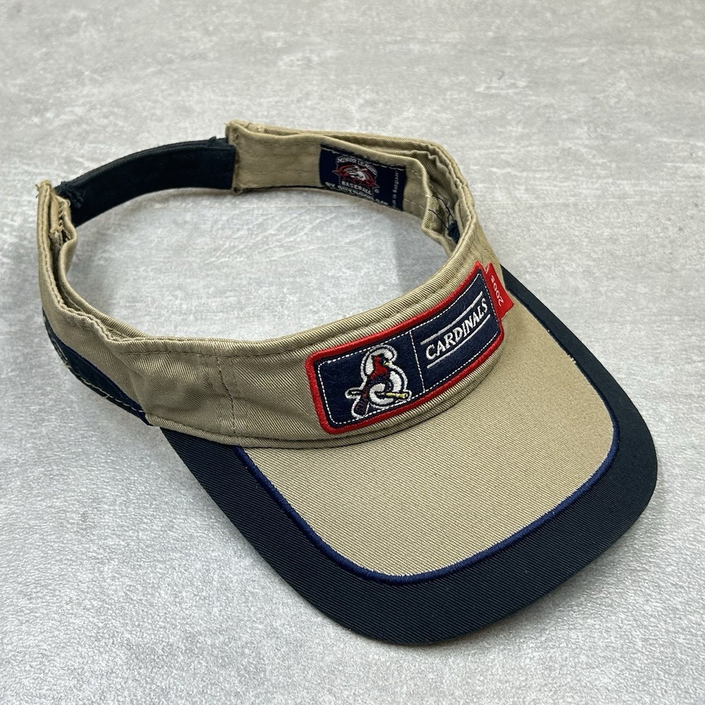 Springfield CARDINALS Sun Visor Hat Cap ONE SIZE Adjustable Weathered 2005