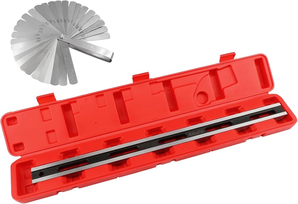 Precision steel straight edge tool for engine blocks