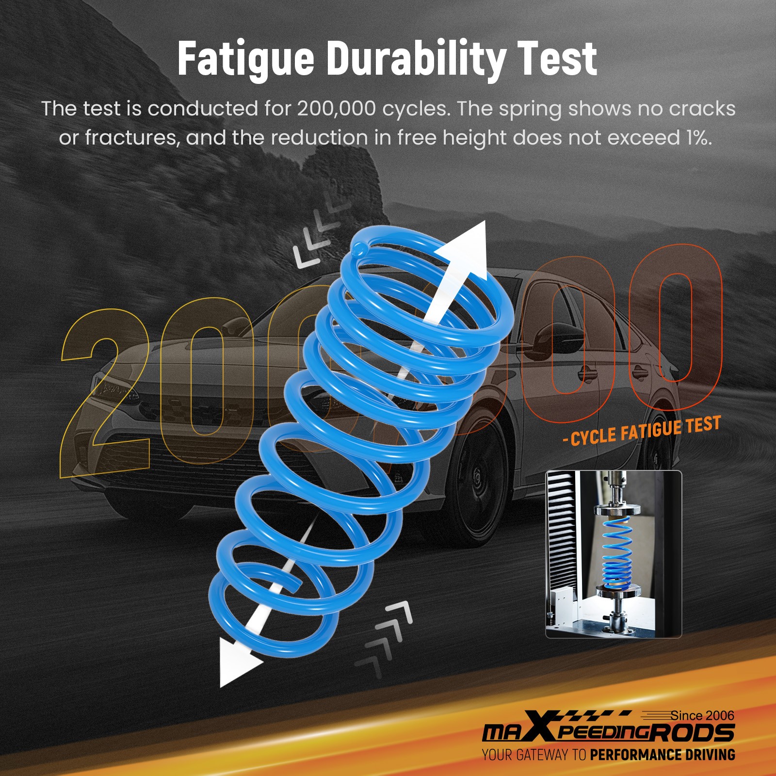 MaXpeedingrods Lowering Sport Springs For Toyota Corolla FWD 2009-2013