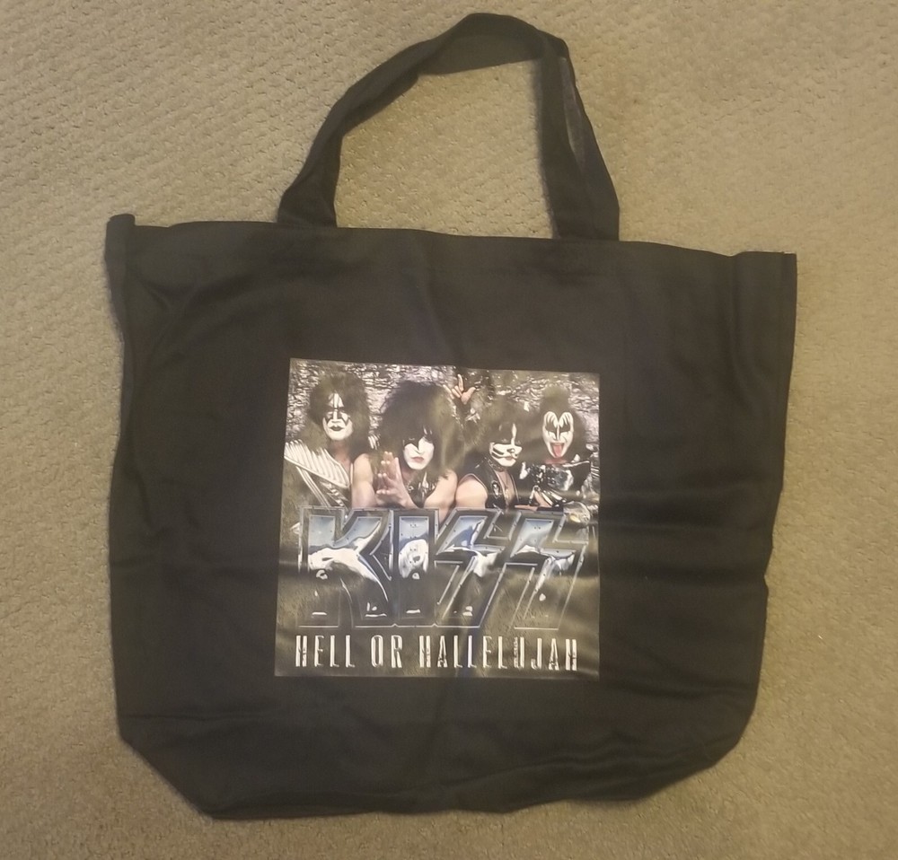 KISS HELL OR HALLELUJAH TOTE BAG