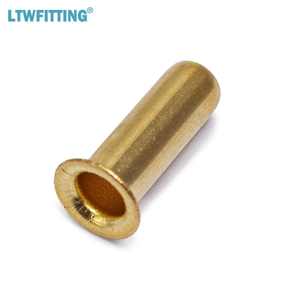 Versatile Brass Compression Insert Kit - 125-Piece Sleeve Ferrule Nut Pack
