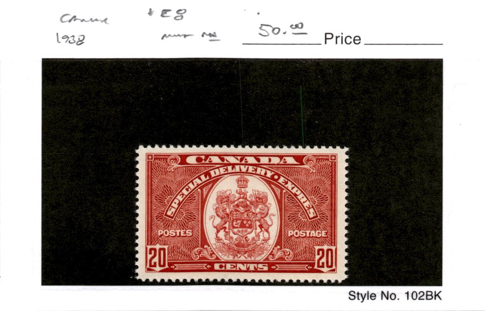 Canada, Postage Stamp, #E8 Mint NH, 1938 Special Delivery (AB)