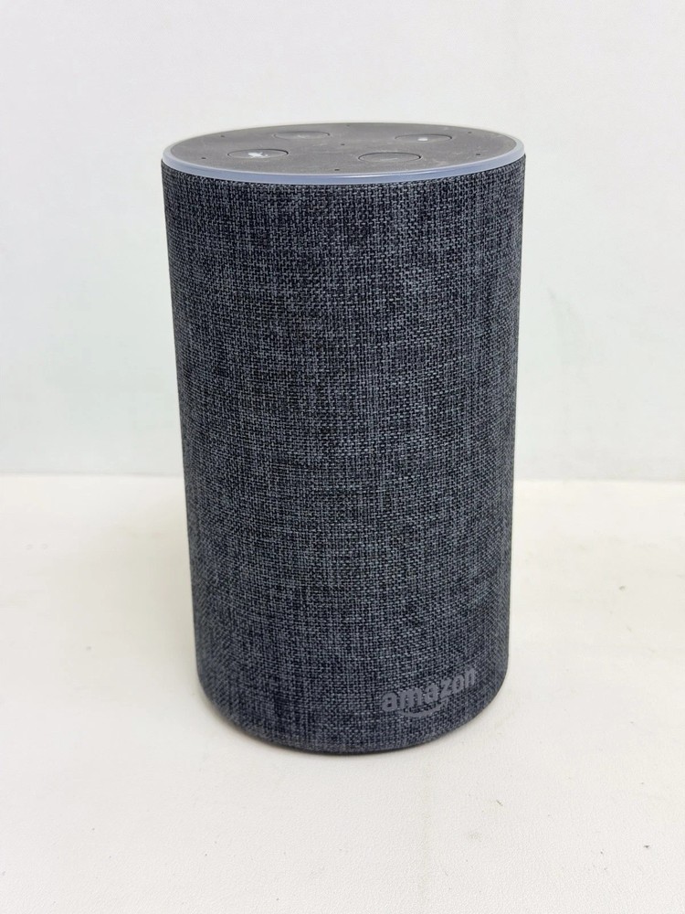 Amazon Echo 2nd Gen Smart Speaker Alexa Dolby Processing Charcoal Fabric