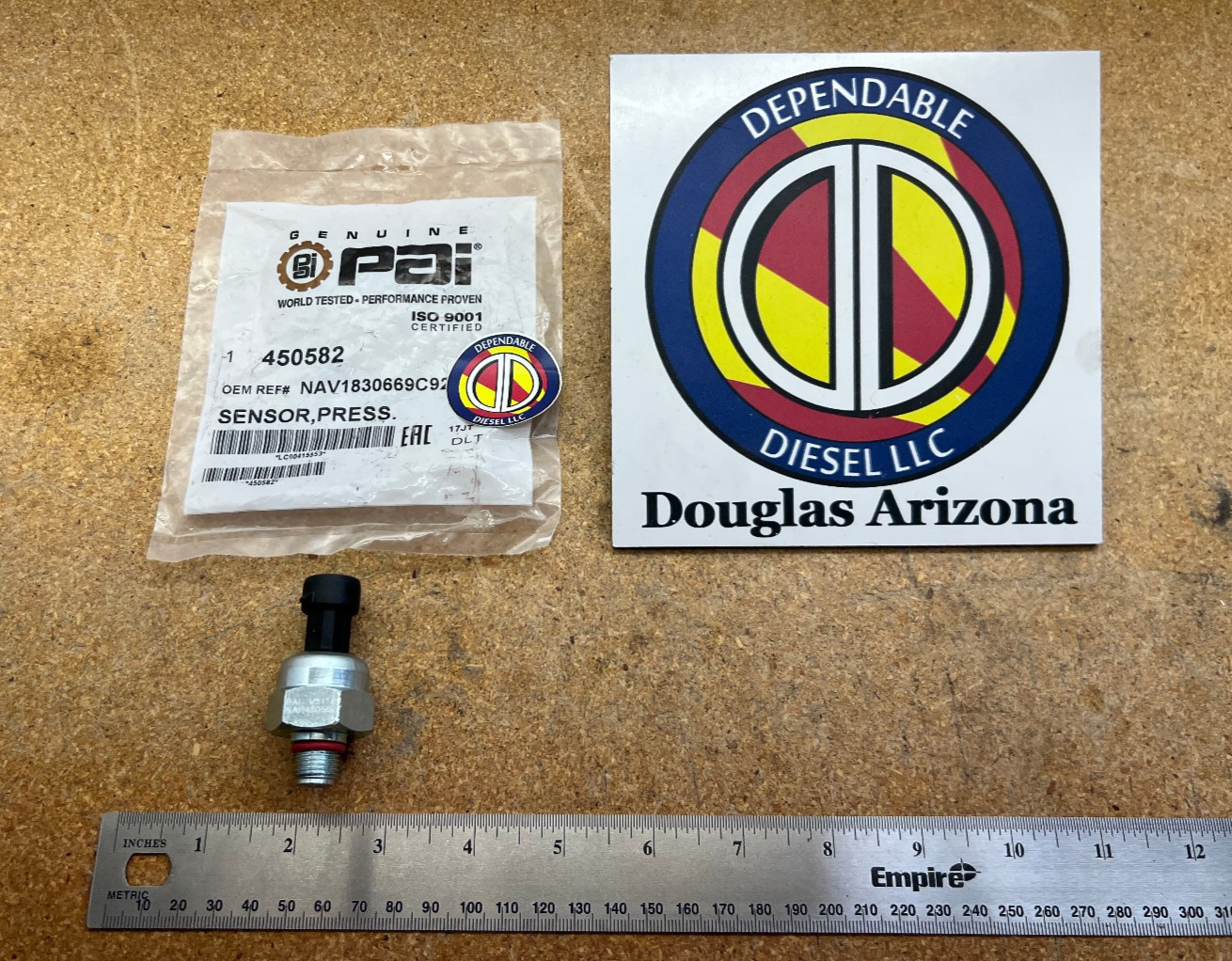 ICP Injector Pressure Sensor for International. # 450582 Ref.# 1830669C92