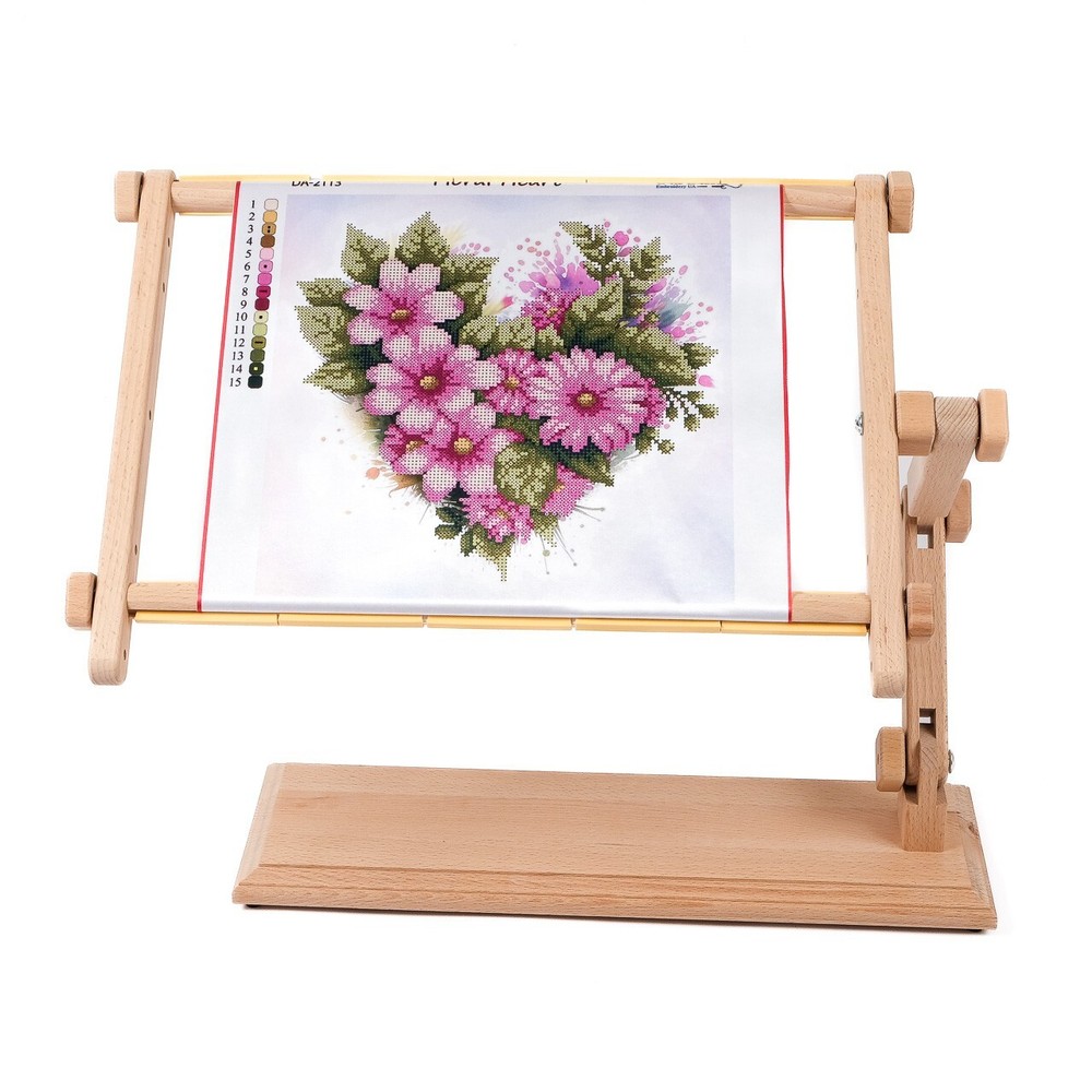 Needlework Table Hands-Free Stand Penguin with Adjustable Frame