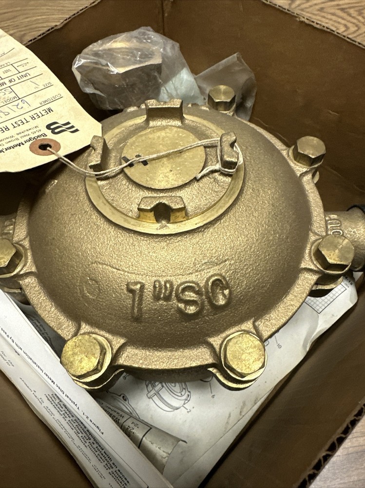 Badger,1" SC,Water Meter W/O Register