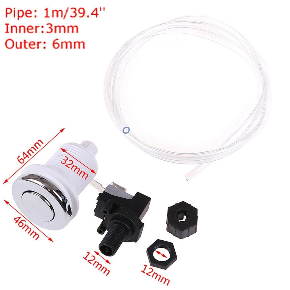 Pneumatic Switch Air Button Switch Portable Massage Bathtub Switch