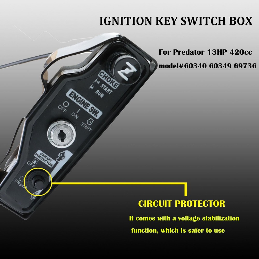 670cc Predator Engine Ignition Control Box Compatible with Harbor Freight Pre...