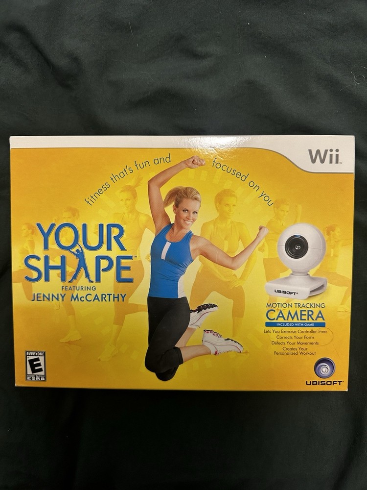 Ubisoft Your Shape Jenny McCarthy Wii Game & Motion Tracking Camera Bundle