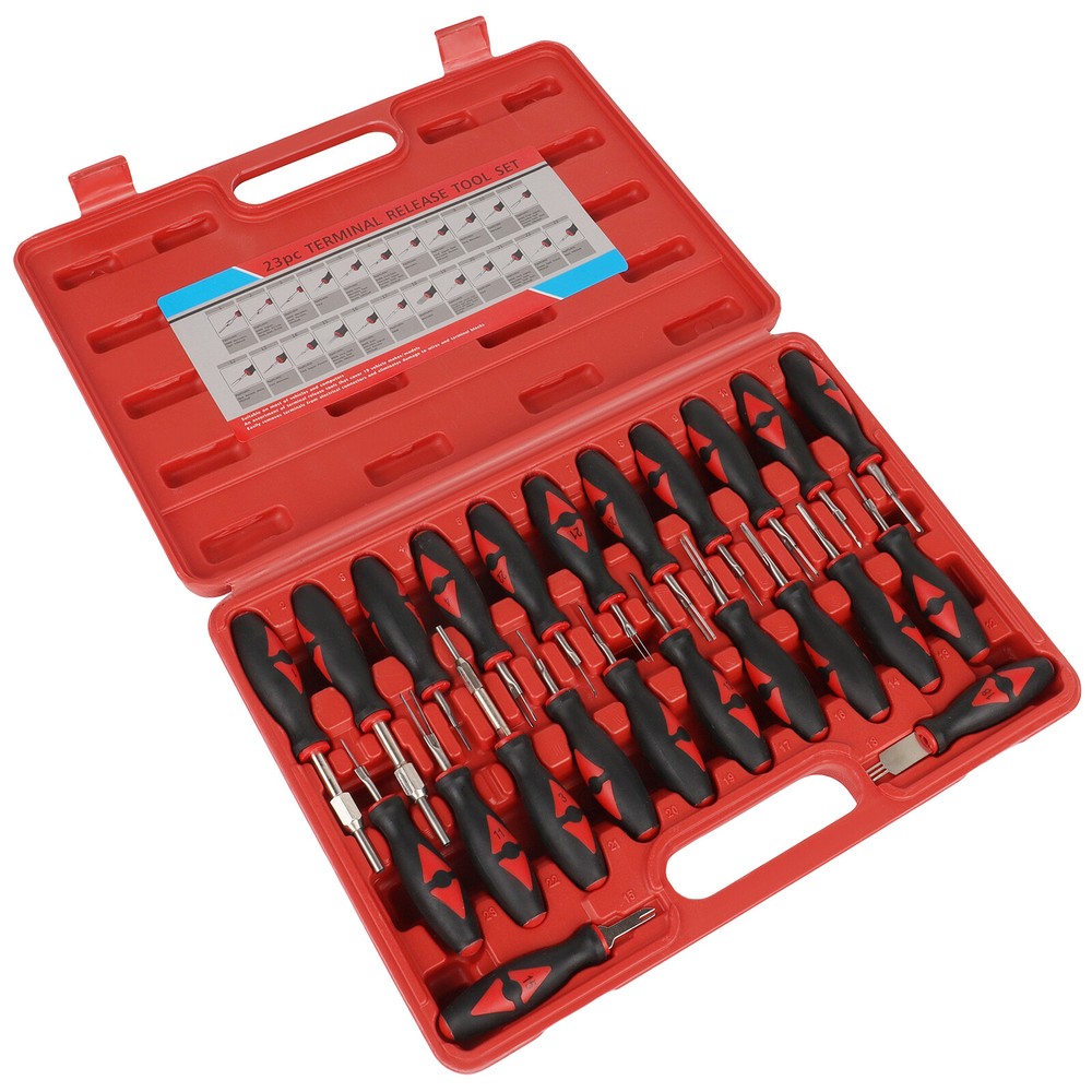 23pcs Universal Terminal Connector Release Tool Kit Extractor Removal Tool Set