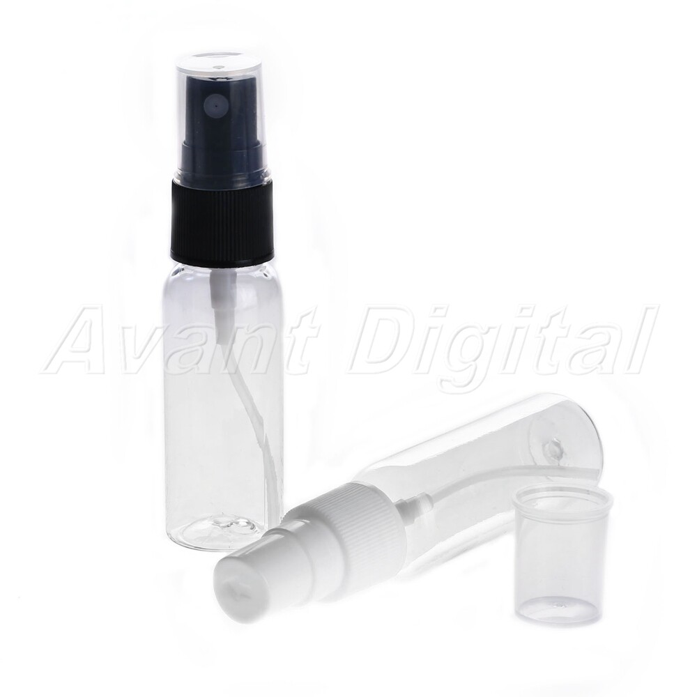 5pcs 20ml Durable Plastic Refillable Perfume Empty Bottle Pump Spray