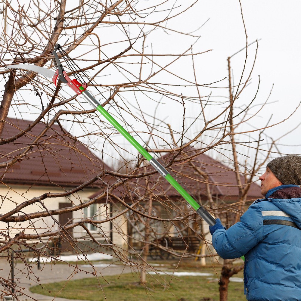 Tree Pruner Pole 30 ft. Saw Branch Limb Pruning Cutter Trimmer Extendable Shaft