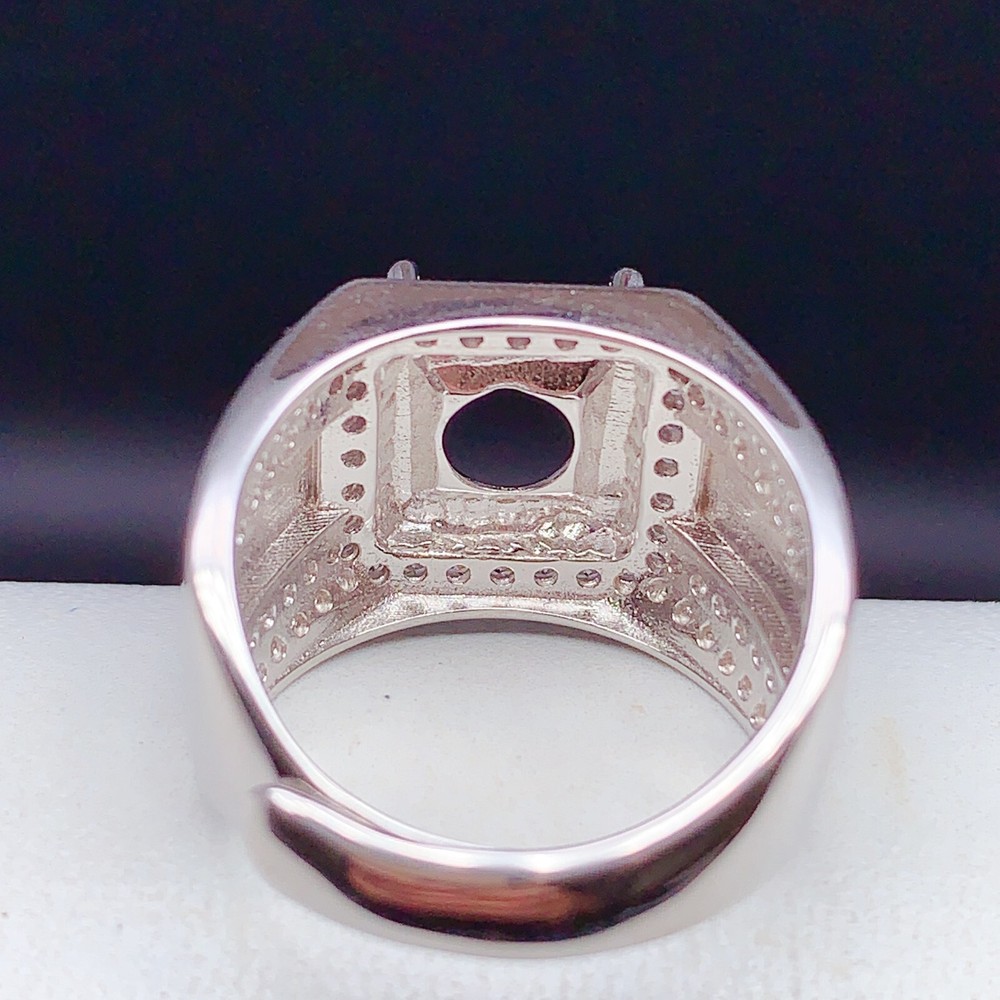 Blank setting, silver925 ring setting, empty setting silver ring DIY R1266
