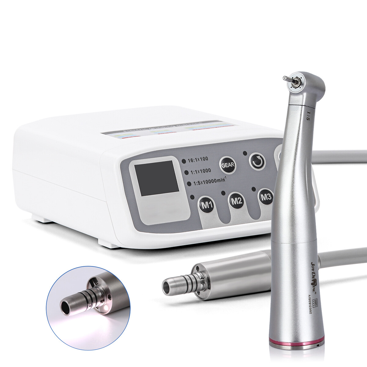 AZDENT Dental Electric LED Brushless Micro Motor/1:1/1:5 1:4.2 LED Handpiece