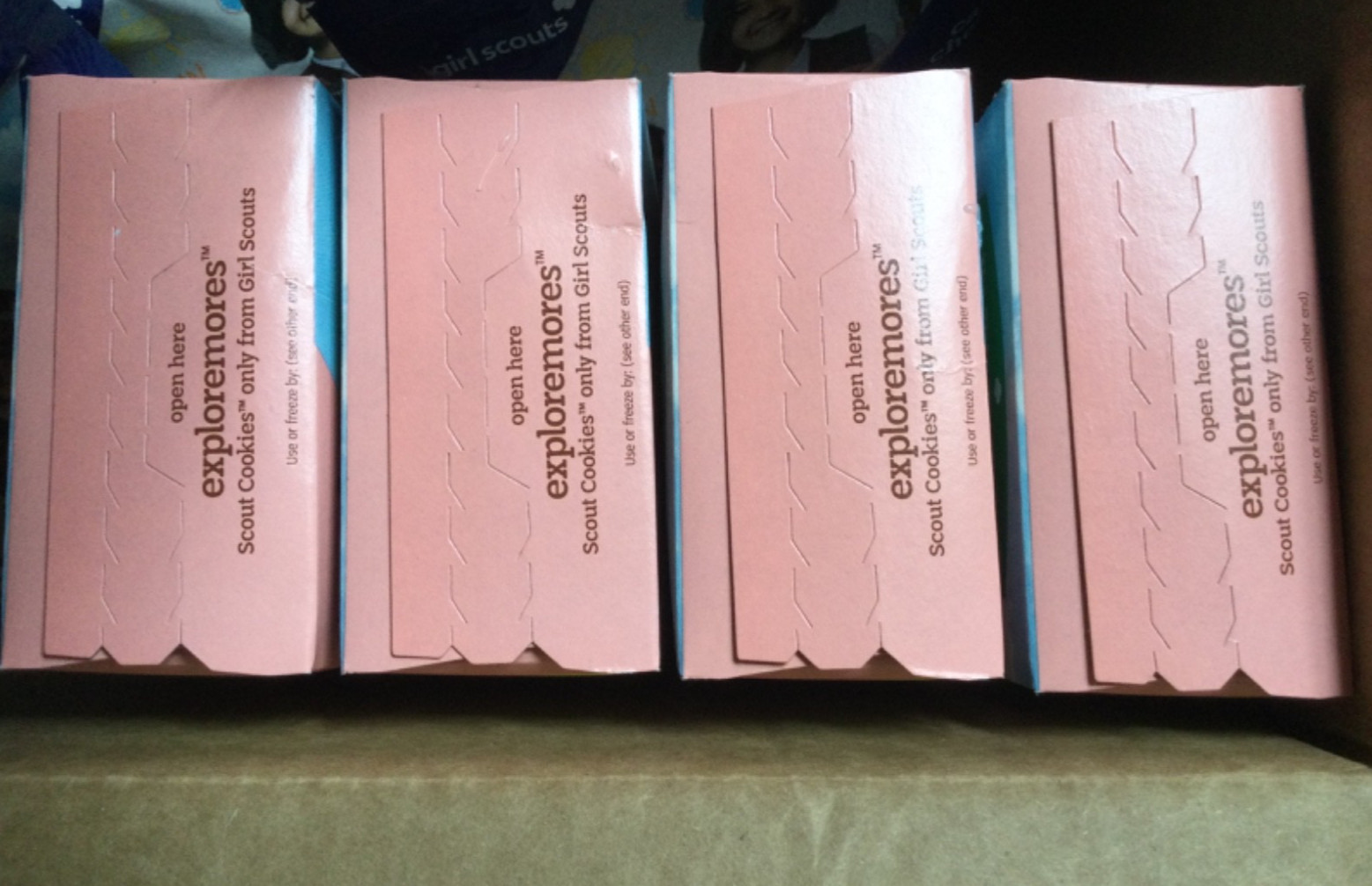 4 Boxes of Girl Scouts Exploremores - 2026 Newest Cookie! Rocky Road-inspired