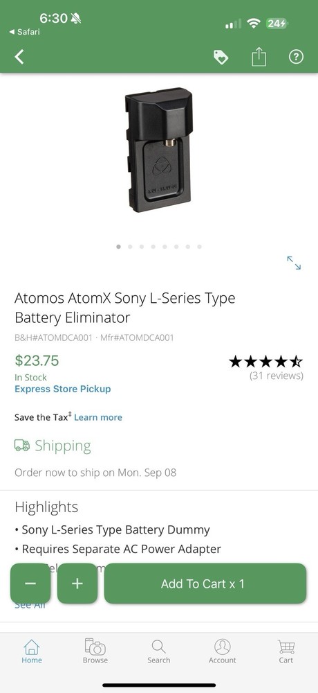 Atomos Connect for Ninja V/Ninja V+