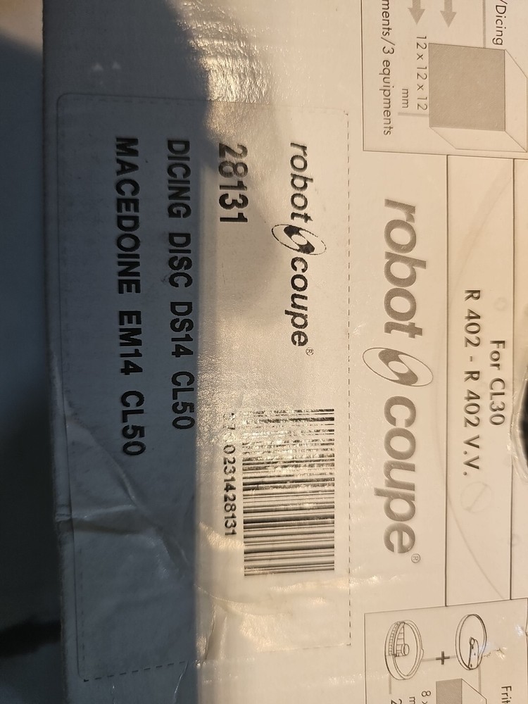 Robot Coupe CL50 Dicing Slicer Blade - 28131W - DS14