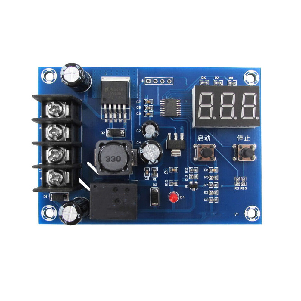 2x Battery Charge Controller Protection Module w/ LED Voltmeter XH-M603 12V 24V