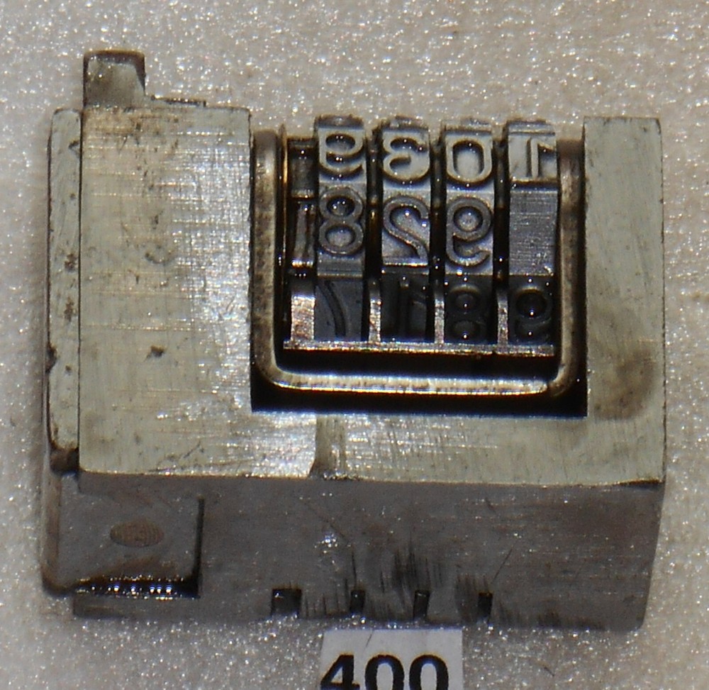 ATLANTIC | Reverse letterpress numbering machine | 400