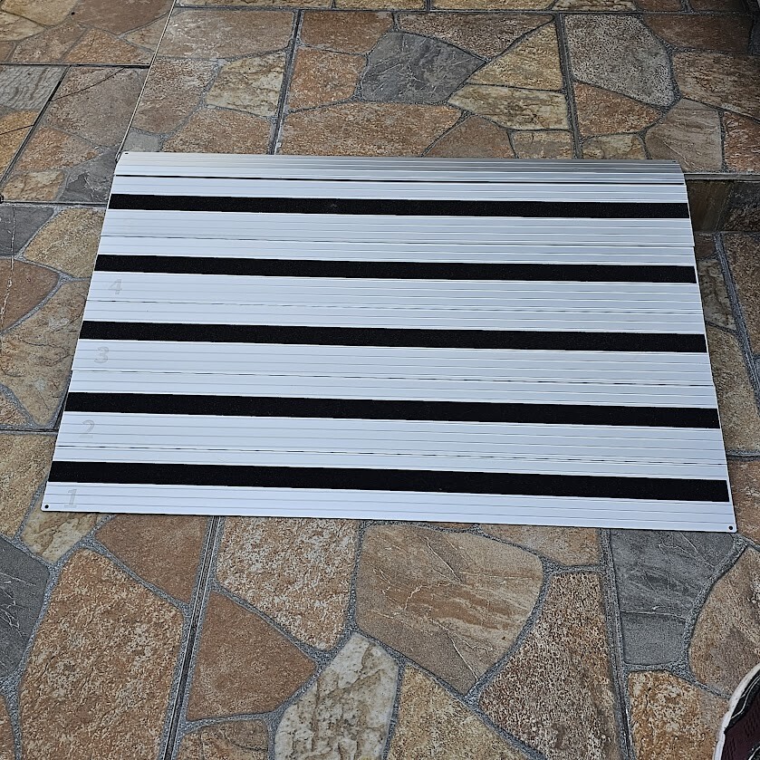 Rise threshold Wheelchair, walkers ramp Mobility aids, Heavy-duty,Sturdy