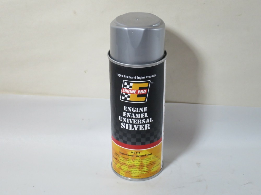 Engine Pro 46-410 Engine Enamel Paint Universal Silver 12oz Can