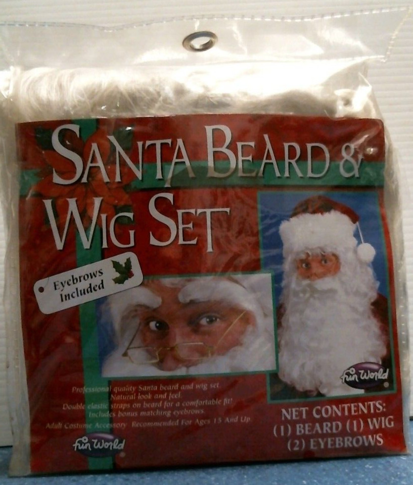 Fun World Santa Beard & Wig Set  (07520)  FS