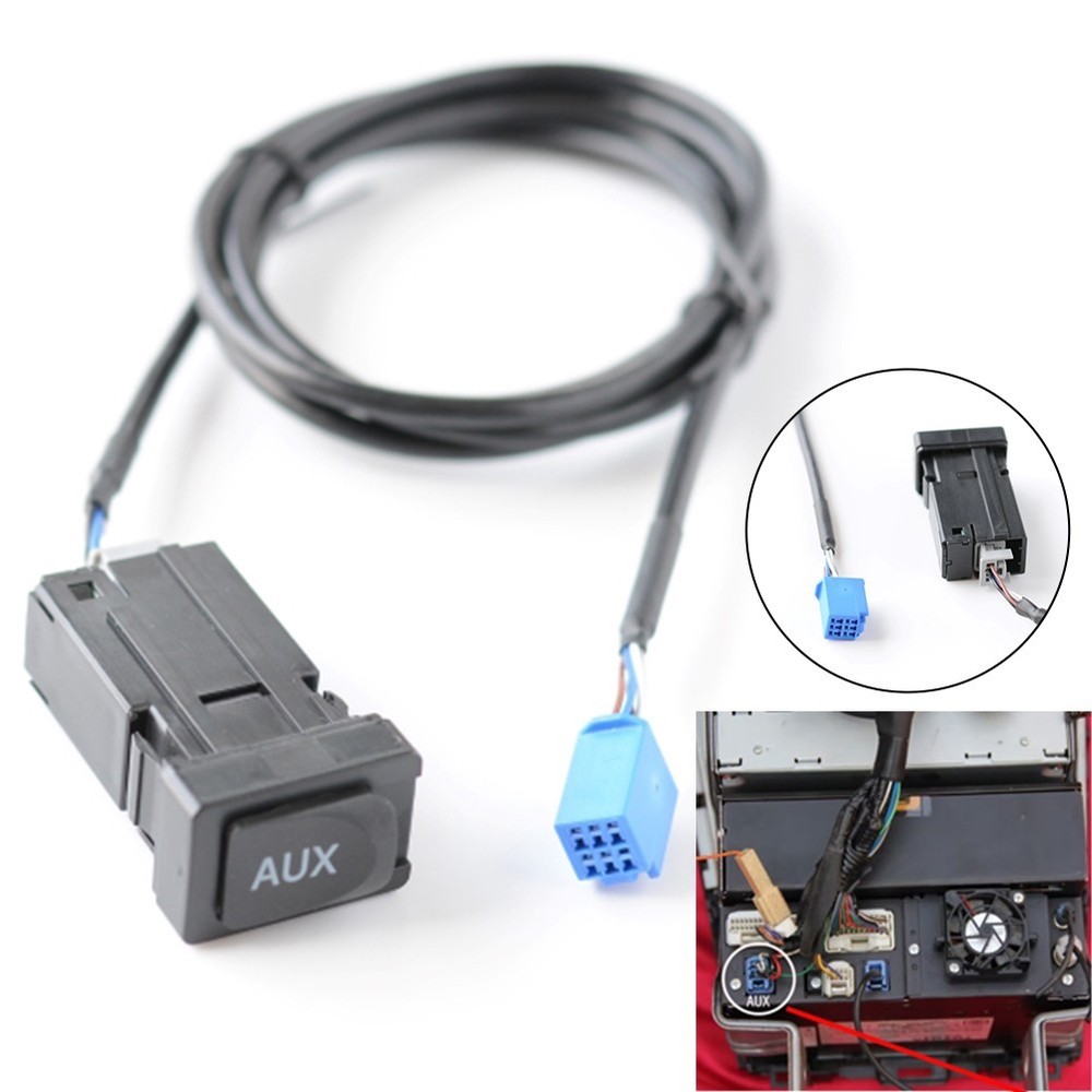 Audio Socket Adapter + 6Pin Cable for Toyota/Lexus Practical and Reliable
