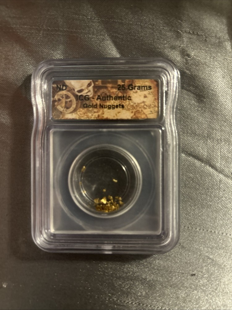 ICG Authentic Gold Nuggets .25 Grams
