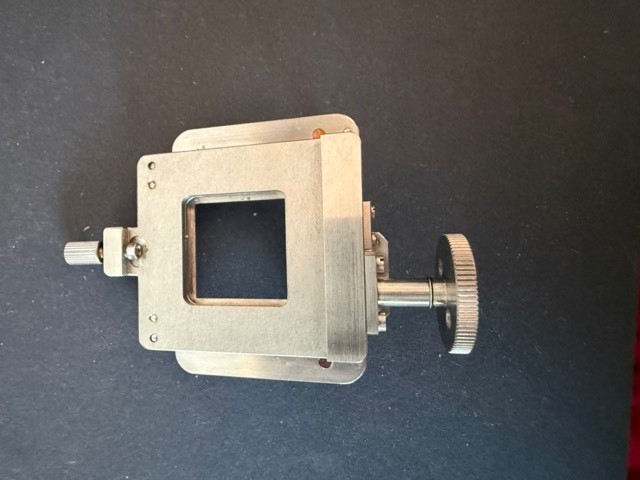 Leitz 6 Spindle Ernst Reitz's Integrating Stage - Microscope Rare Accessory