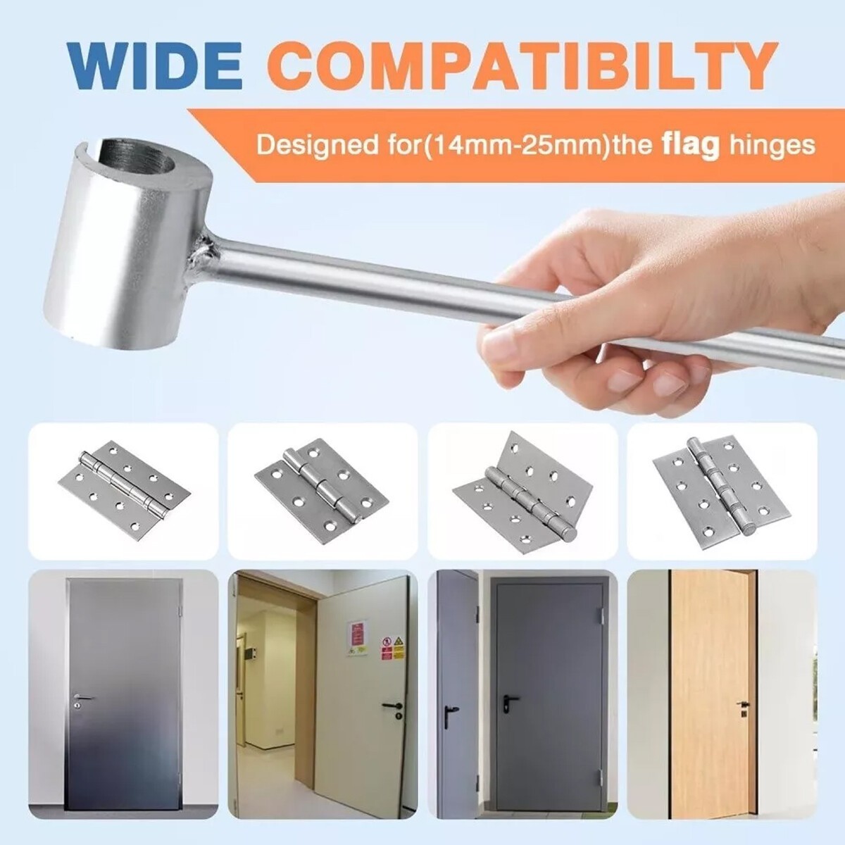 Hinges Gap Adjusting Wrench-Door Hinge Repair Spanner-Adjustable Wrench Tool