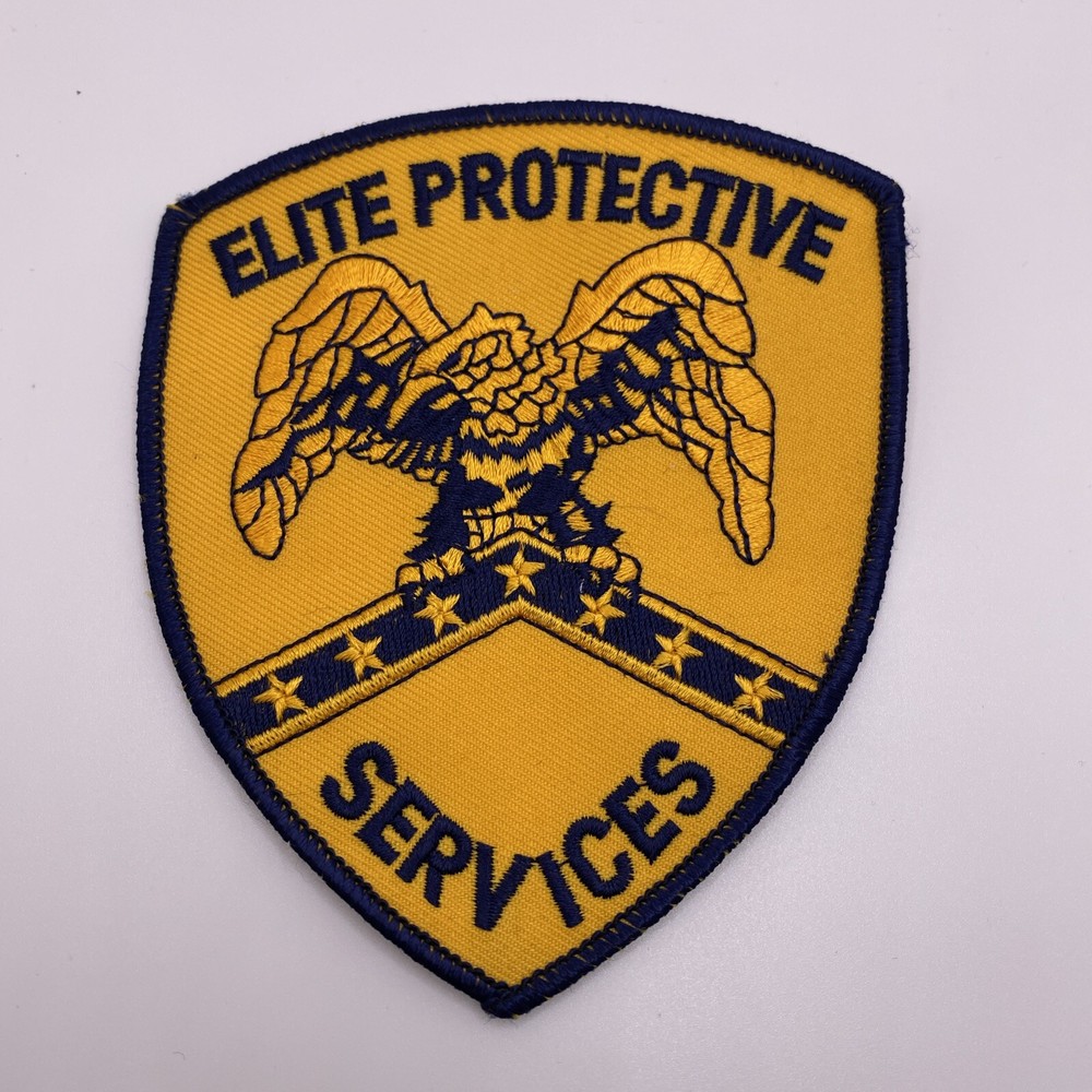 Elite Protective Services, Embroidered Patch Crest Emblem